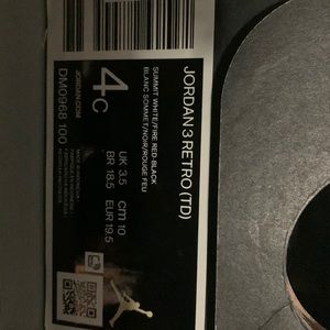 Jordan 3 Retro (TD)